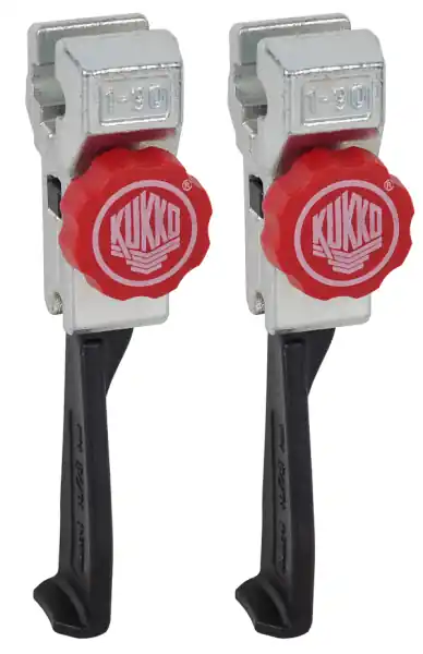Popular 2 Extremely Narrow, Quick Adjusting Jaws (pair) - Series 5-p Black, Red, Silver