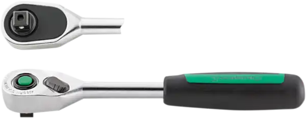 Quickrelease Ratchet Insert Tools 193 Mm Black, Chrome, Green Retur ușor