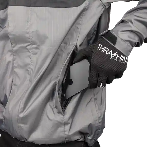 Popular Waterproof Mission Rain Jacket Black, Gray 3XL