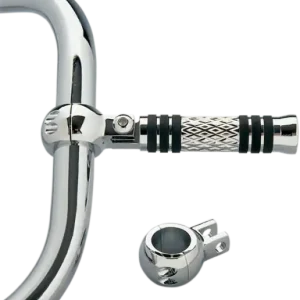 1-1/4(r) Clamp-on Peg Mounts Silver Livrare rapidă