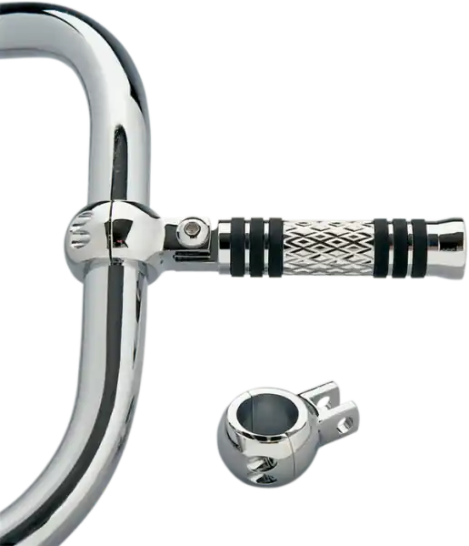 1-1/4(r) Clamp-on Peg Mounts Silver Livrare rapidă
