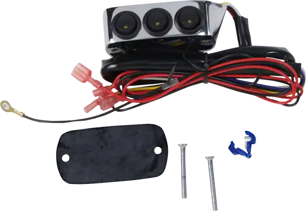Ultima șansă Led Switch Block Assembly Silver