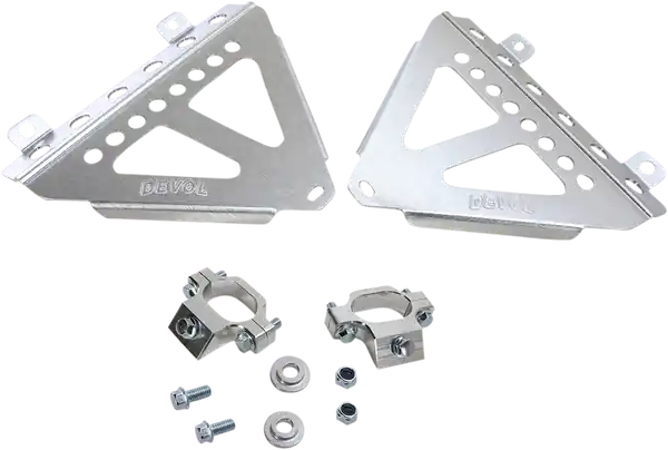 Radiator Race Braces Brushed Aluminum Premium