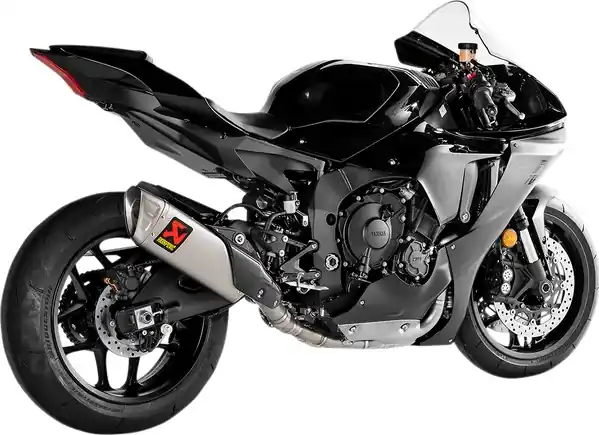 Akrapovic Racing Yamaha YZF-R1/R1M sistem complet de evacuare din titan pentru Yamaha YZF-R1/R1M - S-Y10R15-APLT Preferatul clienților