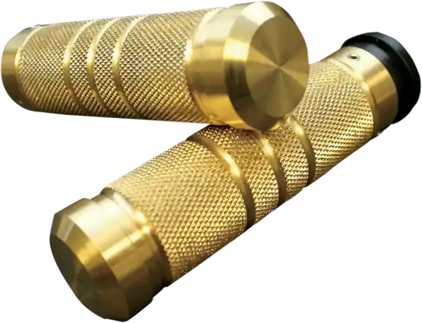 Knurled Grooved Custom Grips Brass Plată securizată