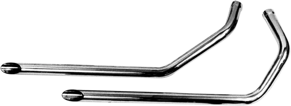 1-3/4(r) Drag Pipes Chrome Premium