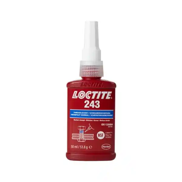 Discount 243 Medium Strength Threadlocker Adhesive Red
