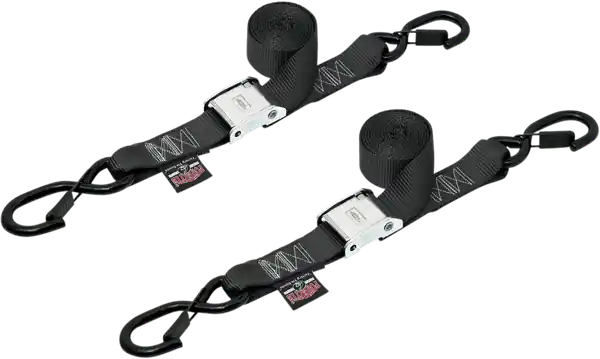 1-1/2(r) Cam-buckle With Safety Latch Hooks Black Cel mai bun preț
