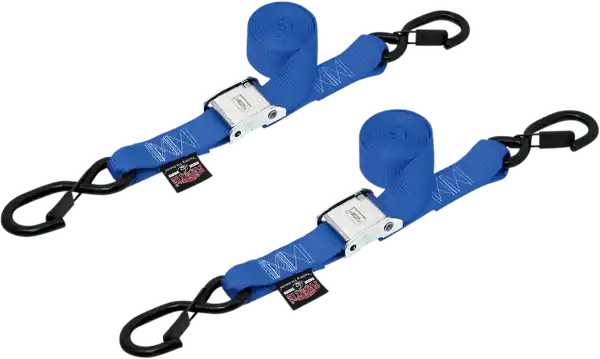 1-1/2(r) Cam-buckle With Safety Latch Hooks Blue Ultima șansă