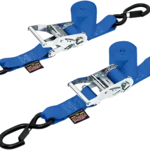 1-1/2(r) Ratchet With Safety Latch Hooks Blue Expediere rapidă