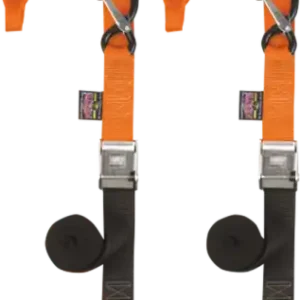 1-1/2(r) Cam-buckle With Safety-latch Hooks And Soft-tye Orange Promoție