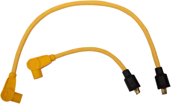 8mm Custom-fit Spark Plug Wire Kit Yellow Premium